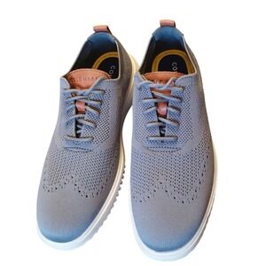 NEW!‎ Cole Haan OriginalGrand  Stitchlite Wingtip Oxfords Gray/British Tan 8.5M
